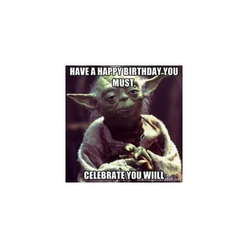 star wars happy birthday meme
